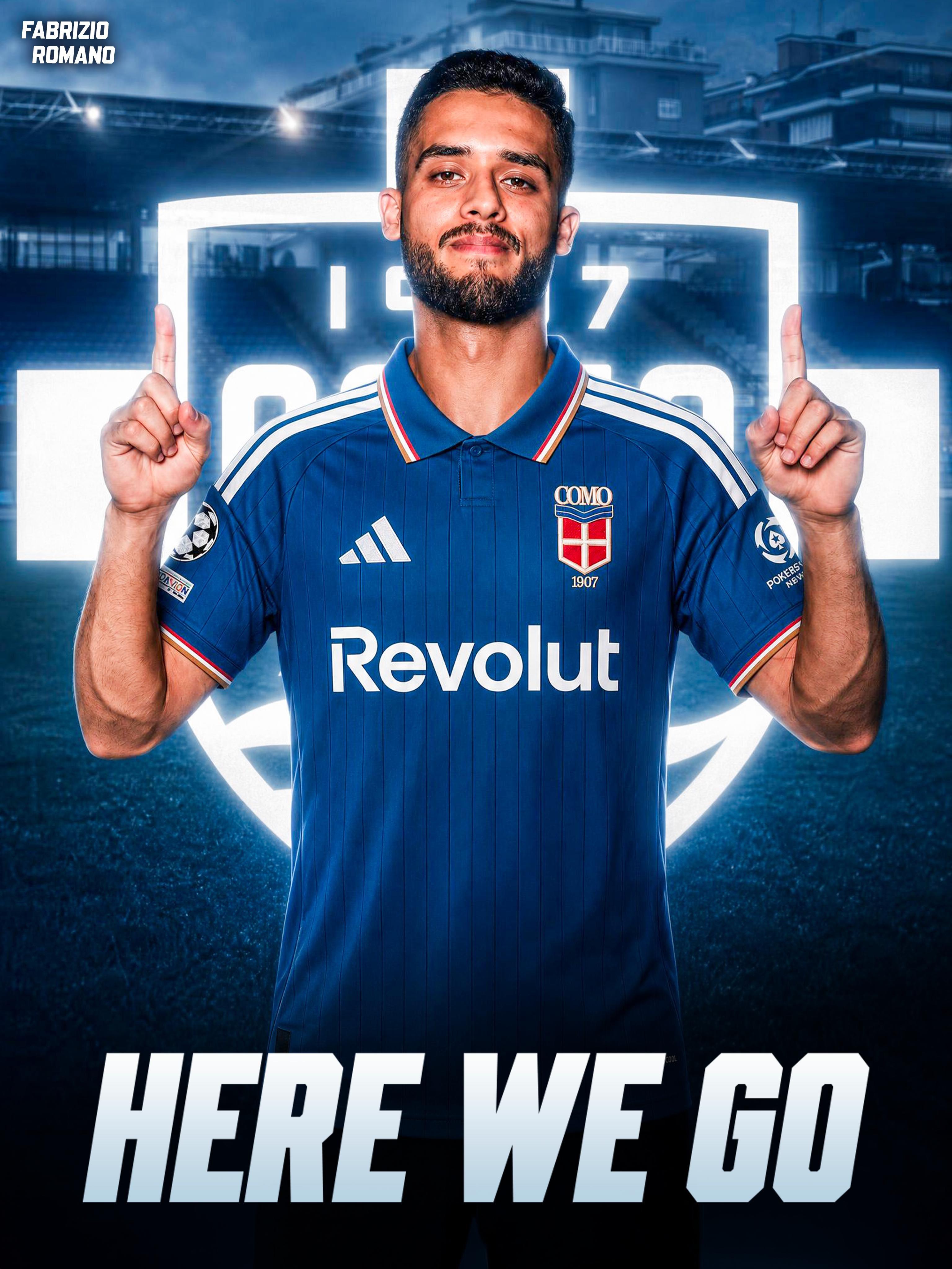 Góc Nhìn V8WIN: Here we go! Romano: Yan Couto gia nhập Como theo dạng mượn rồi mua, tổng